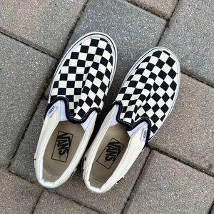 Platform (Stackform) Checkered Vans
